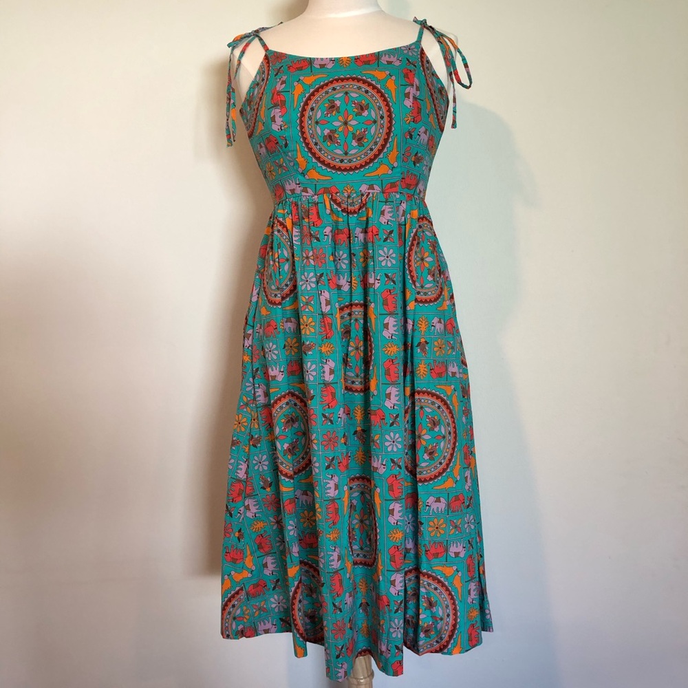NWT J Crew Drakes of London Elephant Dress